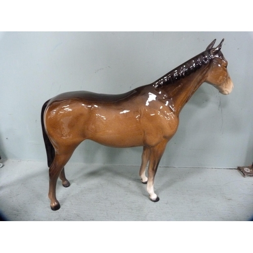 308 - Three assorted Beswick horse figures.  (3)