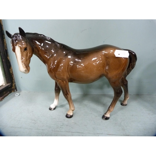 308 - Three assorted Beswick horse figures.  (3)