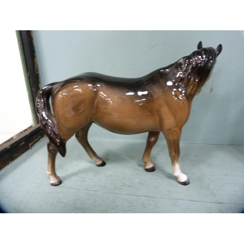 308 - Three assorted Beswick horse figures.  (3)