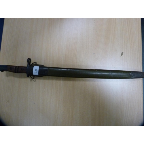 328 - US 917 bayonet, Remington blade, with scabbard.