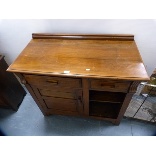 351 - Mahogany cupboard chest.