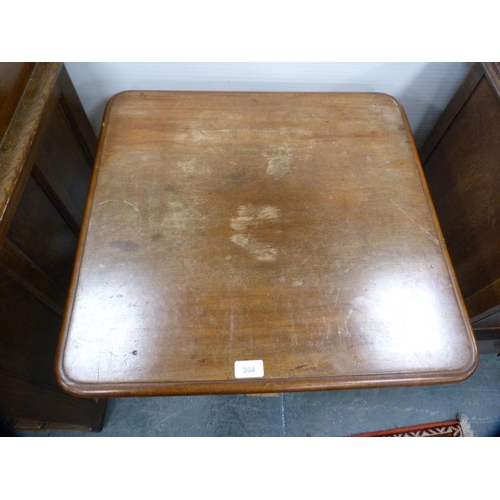 364 - Victorian mahogany tripod tea table.