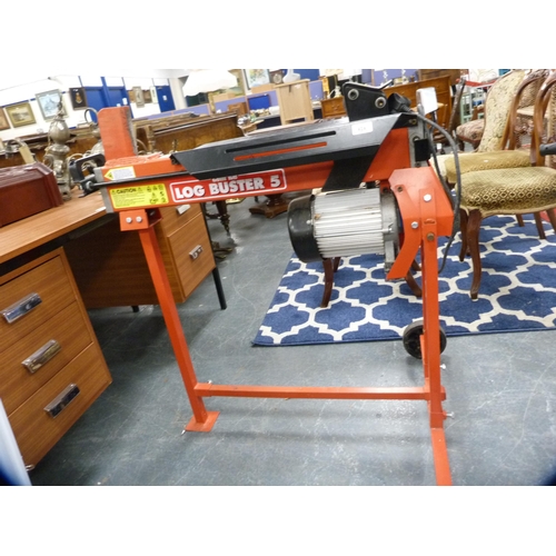 424 - Clarke Logbuster 5 electric log splitter.