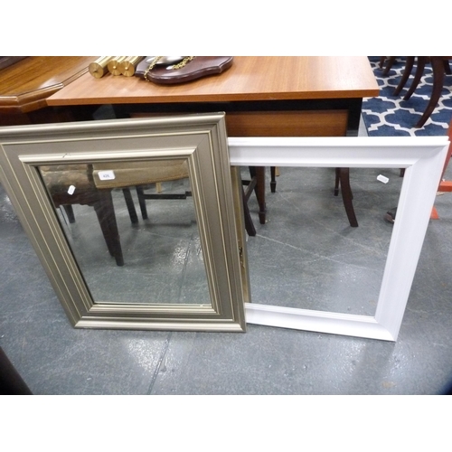 426 - Two modern framed wall mirrors.