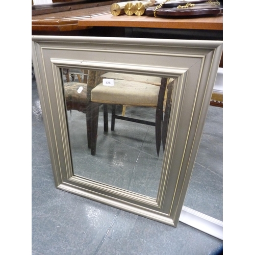 426 - Two modern framed wall mirrors.