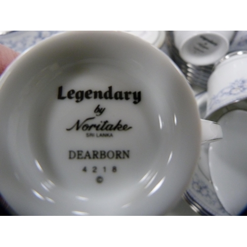 81 - Noritake 'Dearborn' part tea set.