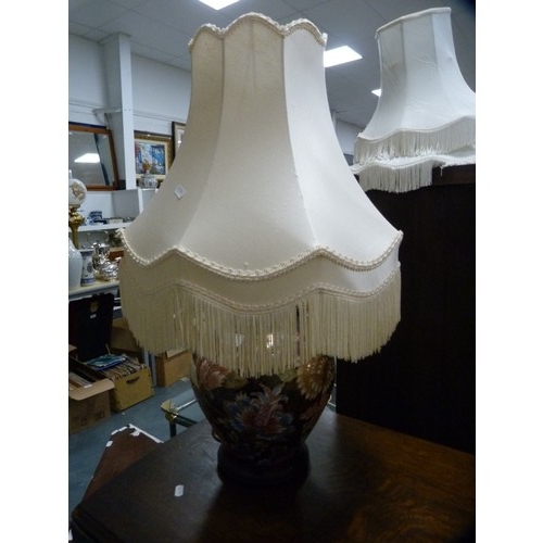 347 - Three table lamps and shades (3)