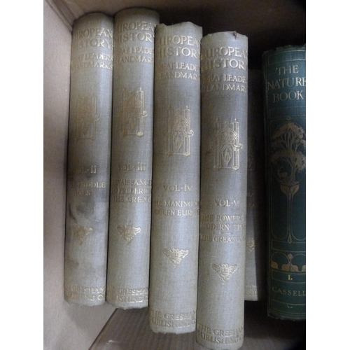 243 - Three cartons of general books to include novels, Sir Walter Scott, The Age We Live In, Beautiful Fl... 