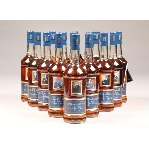 283 - Sixteen bottles, 15 year old Premiers finest blended scotch whisky, 70cl 40%vol, boxed (16)