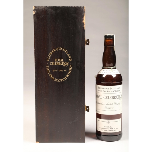 292 - Flower of Scotland Royal Celebration 40, Bottled by Rutherglen Scotch 
Whisky Co Ltd. 75 cl, 40.0 % ... 