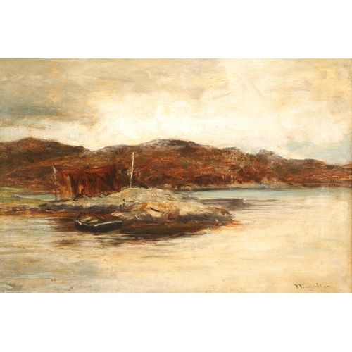 449 - Sir James Lawton Wingate (Scottish 1846-1924)
Framed oil on canvas, signed
'Coastal Scene'
30cm x 44... 