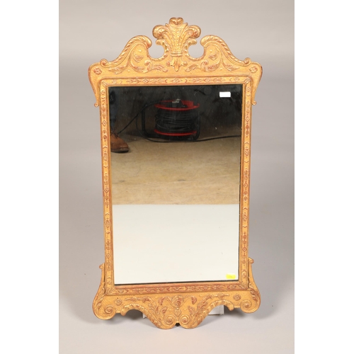 572 - Gilt framed rectangular wall mirror, 
width 42cm, height 82.5cm