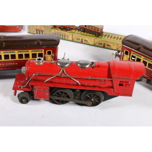 66 - Lionel Corporation Lionel Trains electric O gauge model railways to include a 2-4-0 tender locomotiv... 