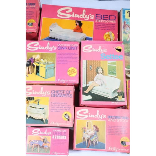 67 - Rovex Industries Limited, Pedigree Product vintage Sindy accessories to include 12SA20 Armchiar, 12S... 