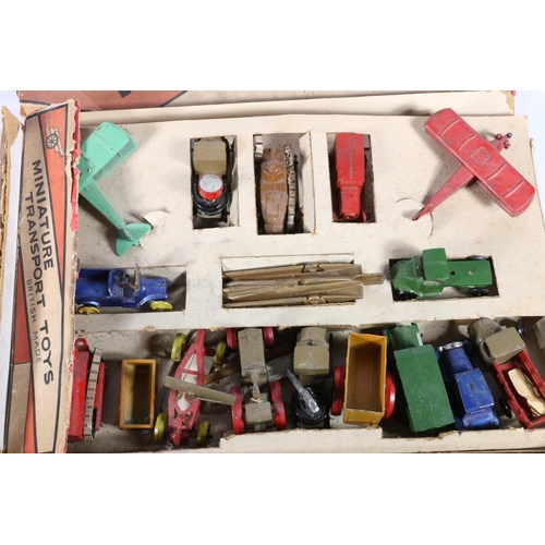 83 - B L & Co Ltd Miniature Transport Toys, an exceptionally rare partial set of diecast vehicles to ... 