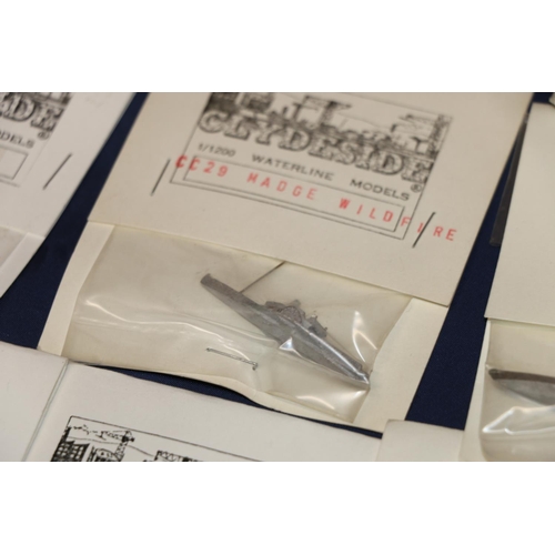 99 - W G Gilpin of Glasgow, a collection of 1:1200 Clydeside Waterline models in original packaging, also... 