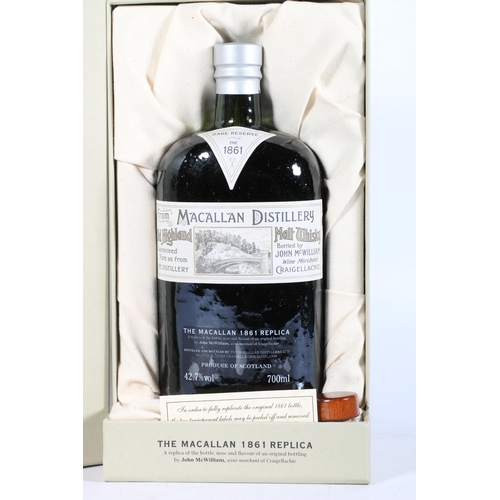 182 - THE MACALLAN 1861 Replica single malt Scotch whisky 42.7% abv. 70cl in pictorial box with informatio... 