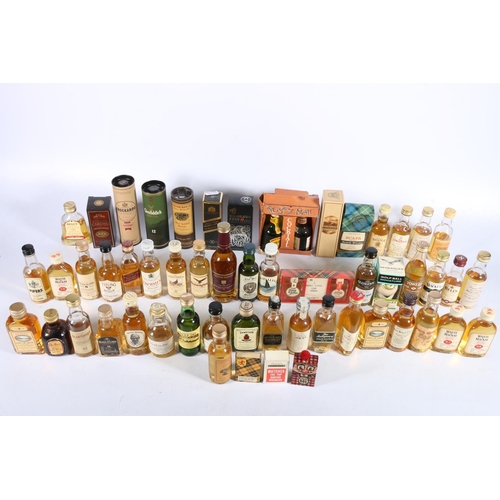 185 - Scotch malt whisky and other miniatures to include SCAPA 8 year old 100° proof by Gordon & Macph... 