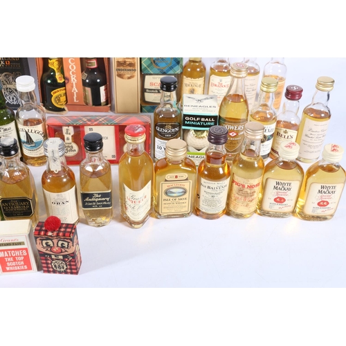 185 - Scotch malt whisky and other miniatures to include SCAPA 8 year old 100° proof by Gordon & Macph... 