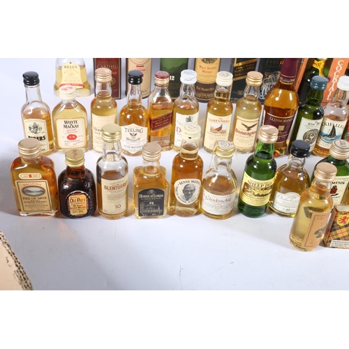 185 - Scotch malt whisky and other miniatures to include SCAPA 8 year old 100° proof by Gordon & Macph... 