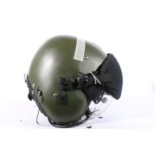 575 - Helmets Ltd of Wheathampstead mkIV flying helmet with double visor, padded earpieces, microphone and... 