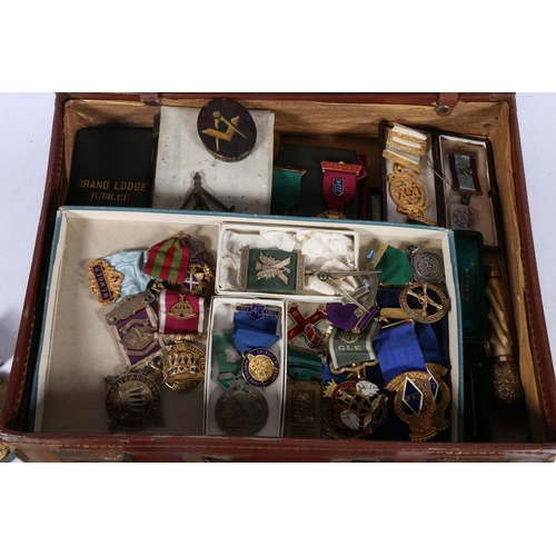 551 - Collection of Masonic jewels and medals to include Grand Lodge of Scotland jubilee 1886 third jubile... 