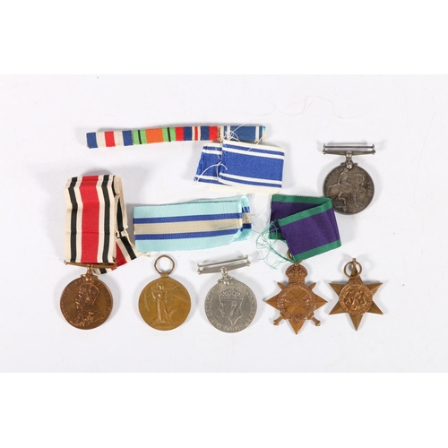 553 - George V Special Constabulary medal [WILLIAM A WATLING], a WWI war medal [64382 GNR F CROAN RA], WWI... 