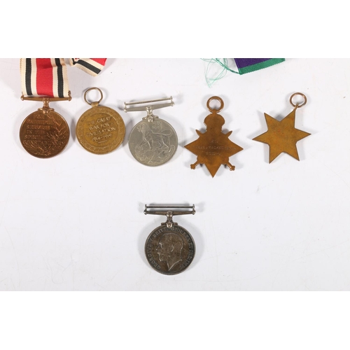 553 - George V Special Constabulary medal [WILLIAM A WATLING], a WWI war medal [64382 GNR F CROAN RA], WWI... 