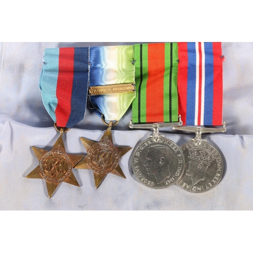 564 - WWI medal pair of 4395 Private D Forsyth of the Argyll and Sutherland Highlanders comprising WWI war... 