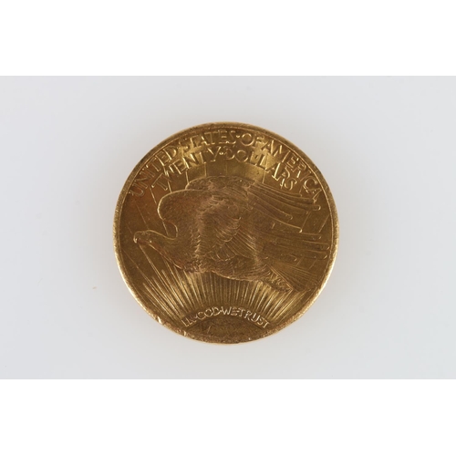 471 - UNITED STATES OF AMERICA USA gold double eagle twenty dollars $20 1927 [34mm 33.43g 900 grade].