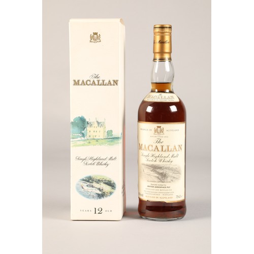 Macallan 12 year old British Aerospace BAE Jetstream single malt