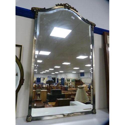 141 - Three metal-framed mirrors.&nbsp; (3)