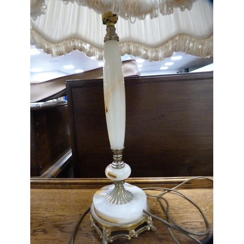 146 - Oriental-style table lamp and another.&nbsp; (2)