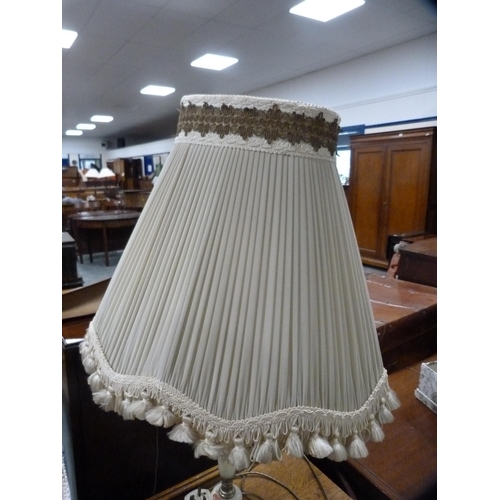 146 - Oriental-style table lamp and another.&nbsp; (2)