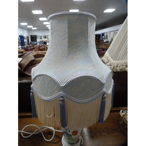 146 - Oriental-style table lamp and another.&nbsp; (2)