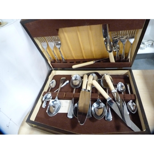 151 - Four cased sets of EP cutlery and three other boxed sets.