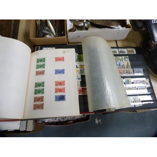 152 - Three albums including stamps.