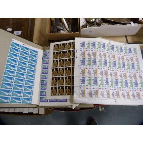 152 - Three albums including stamps.