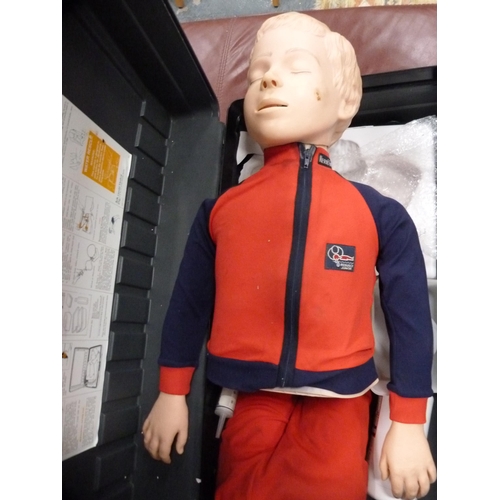 159 - Resusci Junior resuscitation dummy and accessories etc.