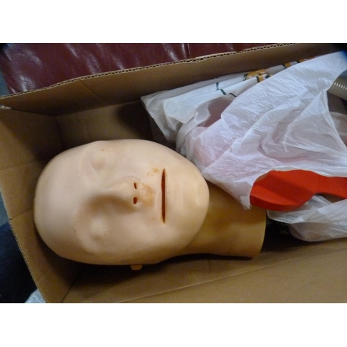 159 - Resusci Junior resuscitation dummy and accessories etc.