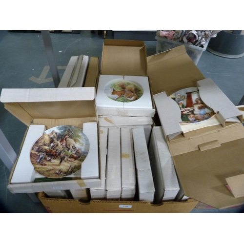 176 - Large collection of collector's plates.