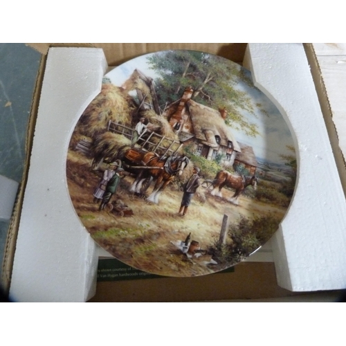 176 - Large collection of collector's plates.
