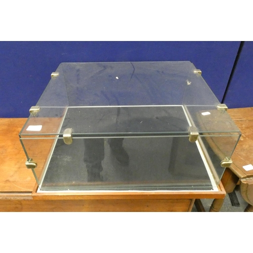 405 - Small glass display case.