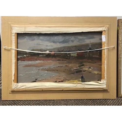 386 - Alastair Flattely (Scottish Born 1922-2009) ARR Gilt Framed oil on canvas - Signed 'Farmyard Landsca... 