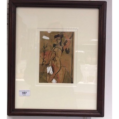 357 - William Crosbie, RSA (Scottish 1915-1999) ARR Framed watercolour and gouache, signed and dated 1943 ... 