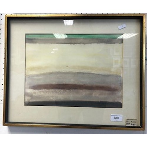 380 - John Busby R.S.A. R.S.W. S.W.L.A. (British 1928 - 2015) ARR Gilt framed watercolour - signed and dat... 