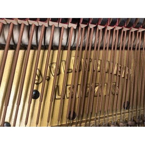 577 - Bluthner ebonised grand piano, length 150cm, width 175cm, height 99cmIvory exemption certificate DVP... 