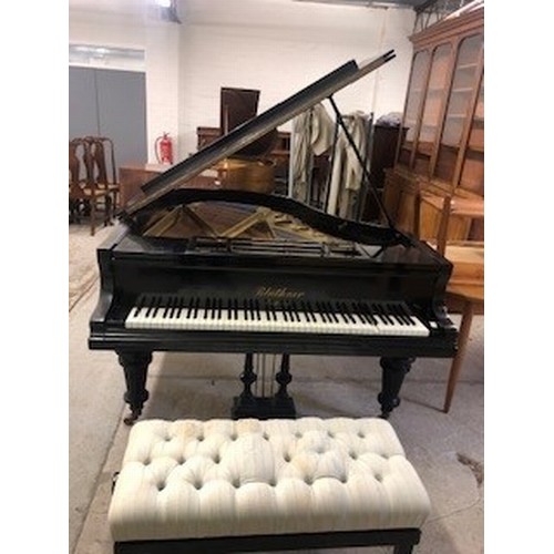 Bluthner ebonised grand piano, habaBluthner ebonised grand piano, haba  