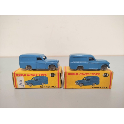 10 - Dinky Dublo: Eleven vintage die-cast boxed model vehicles to include Austin Taxi 067, Austin Lorry 0... 