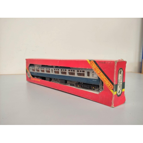 146 - Hornby. Nine boxed carriages comprising of four Inter-City MK2 Coaches R921, Inter-City Buffet Car R... 